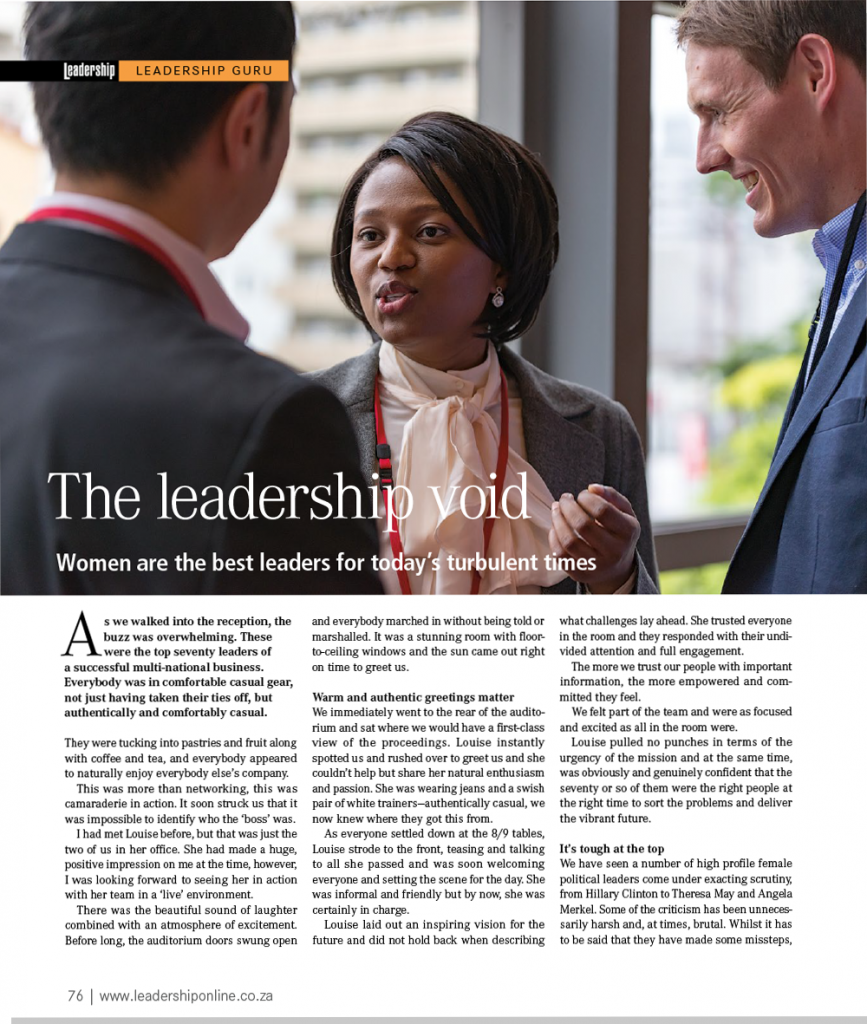 The Leadership Void page 1 image